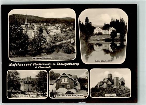 Wolfsburg-Unkeroda Schloss Wilhelmsthal HOG Hohe Sonne Gasthaus Haus Waldfrieden Wartburg Auto