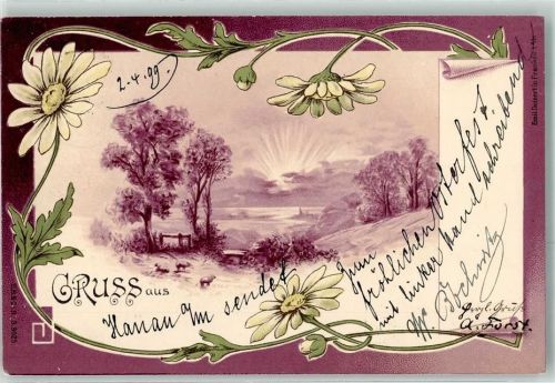 1899 Landschaft Verlag Dolzert Nr.9025