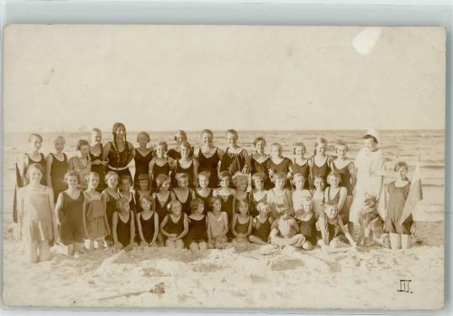 Ahlbeck Seebad Gruppenfoto Ort lt. Fotograf