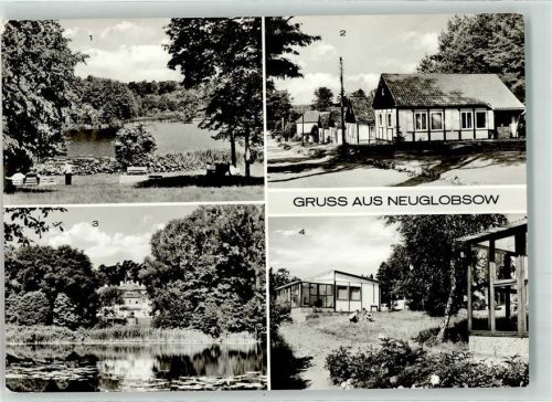 Neuglobsow Dagowsee Haus Hirschberg Bungalowsiedlung Dagow