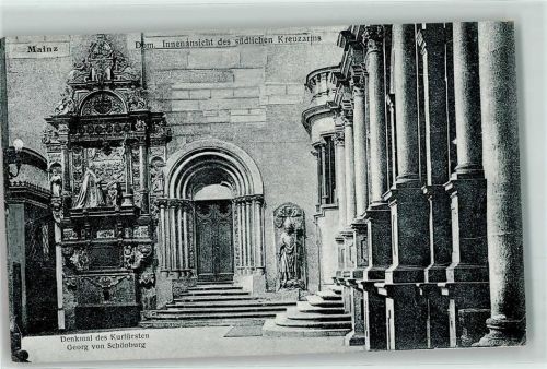 Mainz Mainzer Dom Denkmal Georg von Schönburg