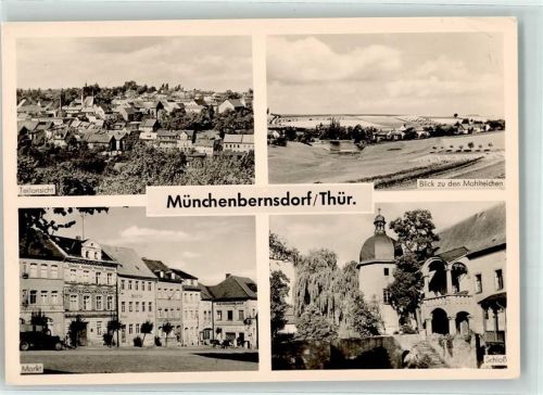 Münchenbernsdorf Marktplatz Schloß