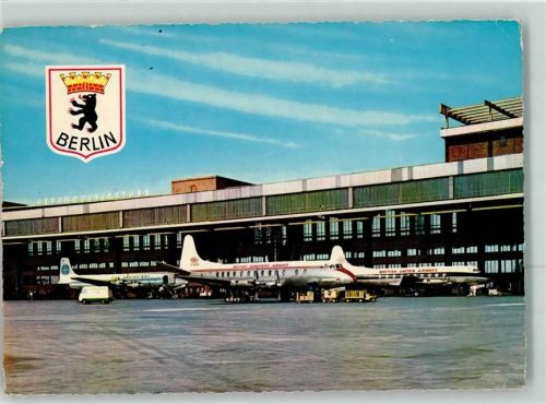 Tempelhof Zentralflughafen Panam British European Airways British United Airways Wappen