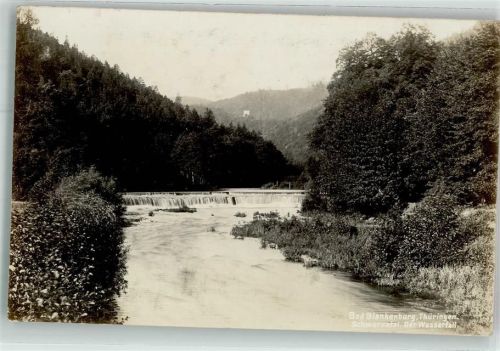 Bad Blankenburg Schwarzatal der Wasserfall