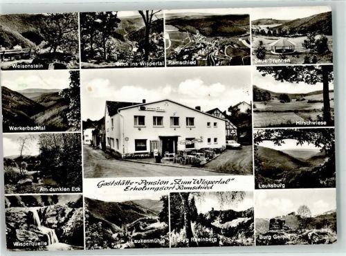 Ramschied Gasthaus Zum Wispertal Wisperquelle Sauerbrunnen Burg Gerold