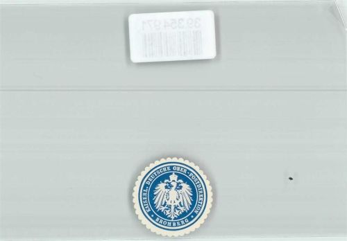 Bromberg Postwesen Kaiserl. Deutsche Ober-Postdirection Bromberg