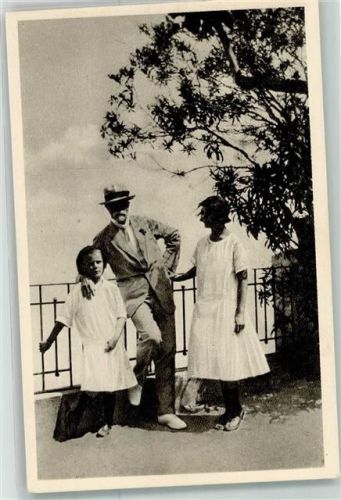 Präsident T.G.Masaryk mit Enkelinnen