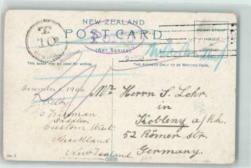 Auckland Taxe Stempel