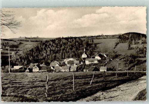 01778 O8246 Lauenstein , Sachs Foto AK mit Ev. Stadtkirche