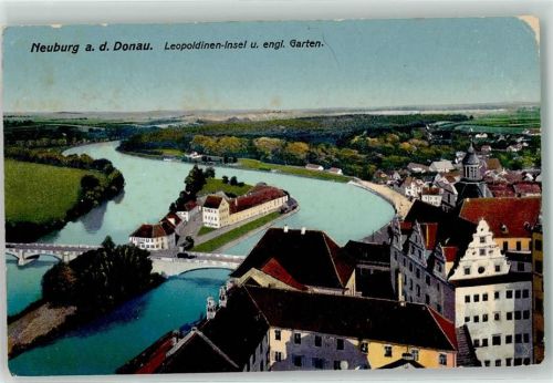 Neuburg Leopoldinen-Insel und engl. Garten