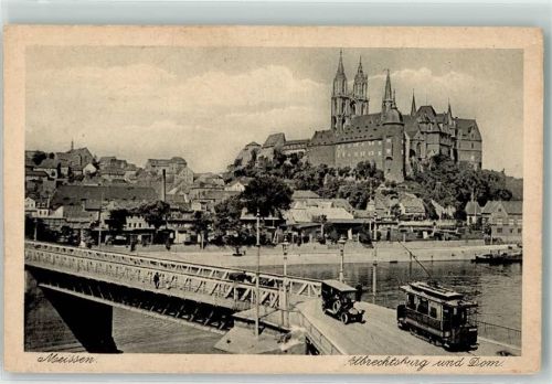 Meißen Albrechtsburg Dom Elbbrücke