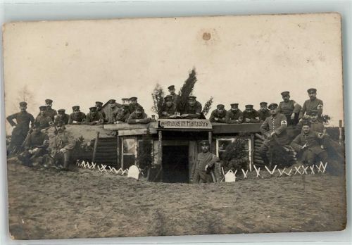 Soldaten Landhaus Maltzahn Privatfoto AK