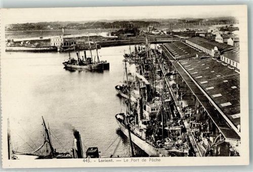 Lorient Le Port de Peche Schiff Boot Hafen