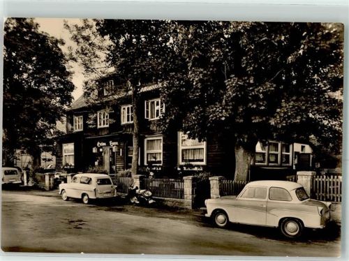 Elend Gasthaus Grüne Tanne Oldtimer Heinkelroller OT Mandelholz