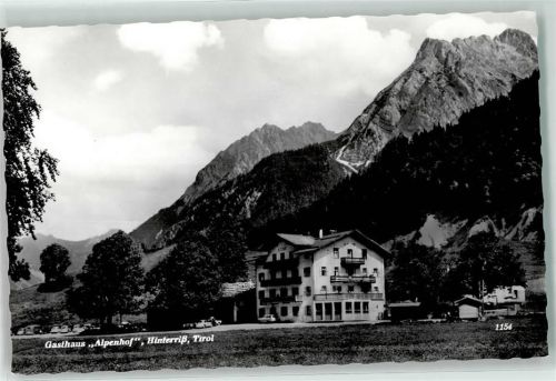 Hinterriß Gasthaus Alpenhof Hüttenstempel