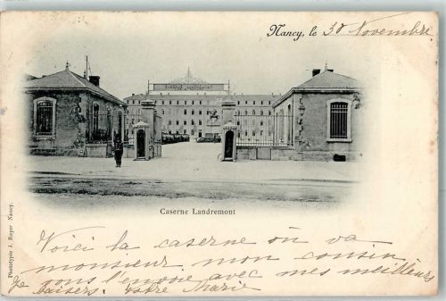Nancy 1899 Caserne Landremont Wachhäuschen