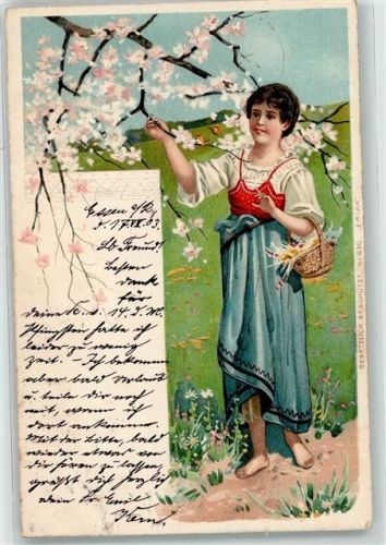 1903 Frau Kirschblüten Verlag Erika Nr.630