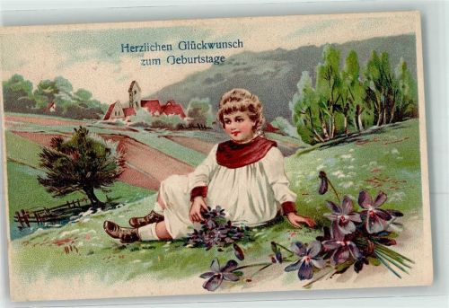 Mädchen Blumen