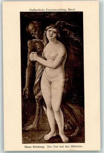 Basel Der Tod und das Mädchen sign.Hans Baldung Öffentliche Kunstsammlung