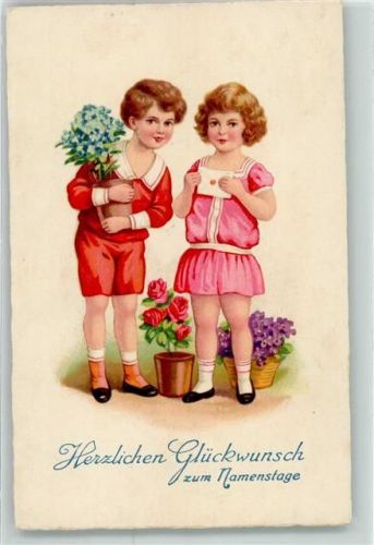 Kinder Blumen Rosen Amag Nr.1919