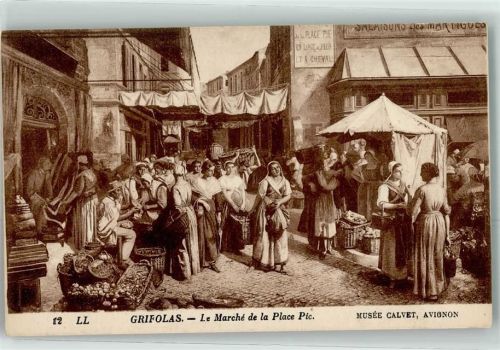 Avignon Grifolas la Marche de la Place Pic Musee Calvet Nr 12 LL