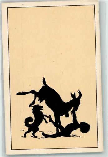 Drunter und drüber Kinder Bock Hund Verlag Callwey Nr.57 Scherenschnitt