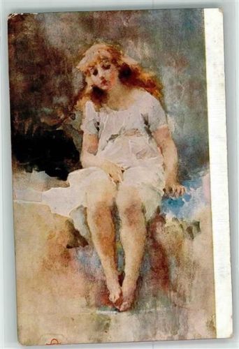 1916 Erwachen sign.Tranquillo Cremona