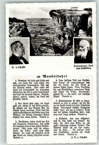 Bad Staffelstein Einsiedelmann Ivot vom Staffelberg Lied Wanderfahrt