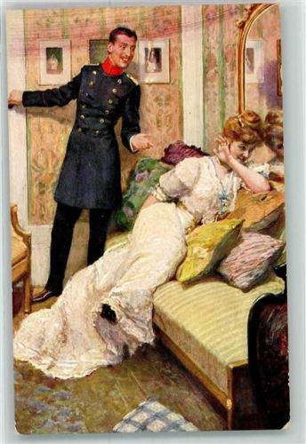 Frau Soldat sign.Oscar Bluhm PFB Serie 217
