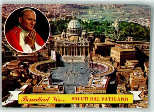 Roma Johannes Paul II Peterdom und Platz Vatikan