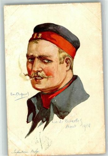 Infanterie de Boncelle sign.Em.Dupurs
