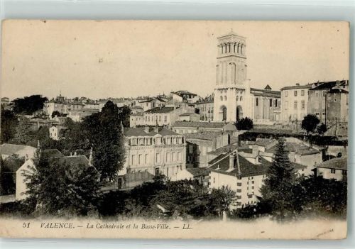 Valence la Cathedrale et la Basse Ville