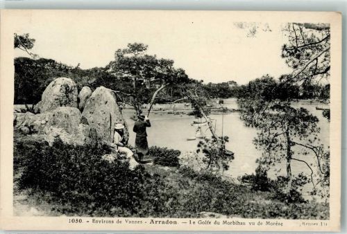 Arradon le Golfe du Morbihan vu de Moreac