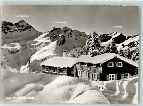 Hinterstein Schwarzenberghütte Winter