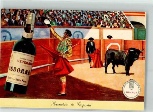 Veterano Osborne Brandy Torero Stierkampf