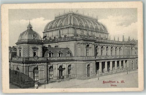Frankfurt Renaissance Kuppelbau Litfaßsäule