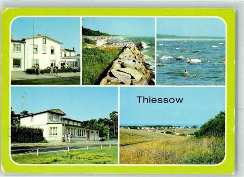 Thiessow FDGB-Erholungsheim Max Dreyer Strand Badeleben FDGB-Gasthaus Fischerklause Luisenberg
