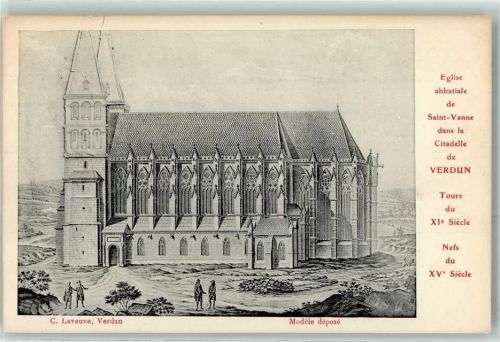 Verdun Eglise abbatiale de Saint-Vanne