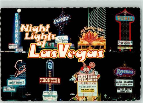 Las Vegas 1980 Leuchtreklame AK