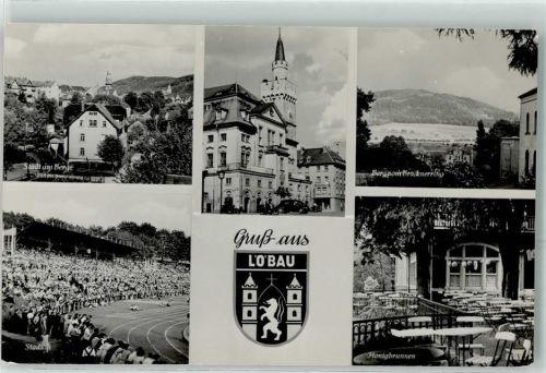 Löbau Honigbrunnen Stadion Stadt am Berge
