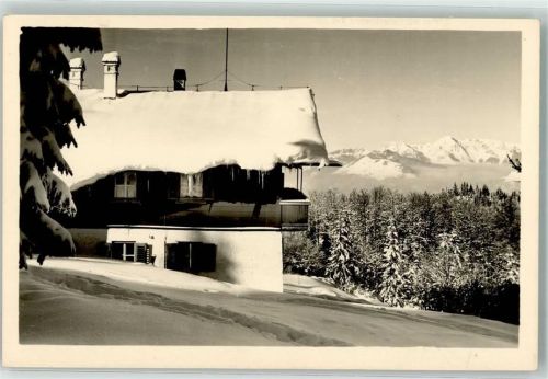 Reit im Winkl Winter Alprngasthaus Hindenburg Hütte mit Geigelstein