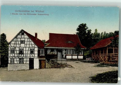 Bad Wildbad Gasthaus Grünhütte