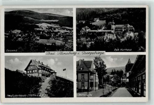 Bad Flinsberg Kurhaus Kurstrasse Heufuderbaude WK II