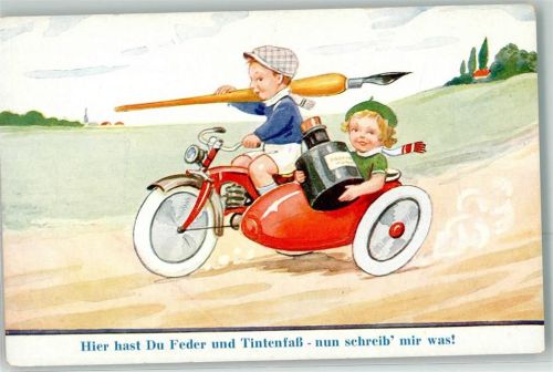 Motorrad Kinder Feder WB SS Nr.7722-2