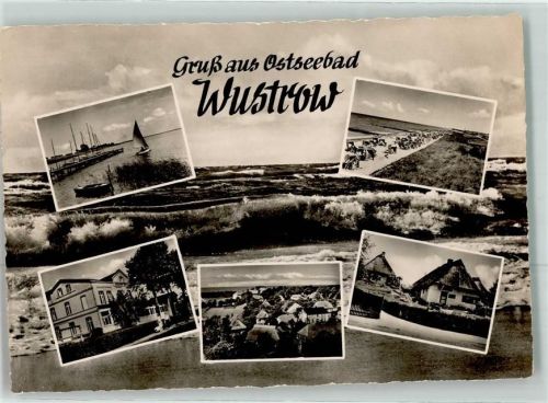 Ostseebad Wustrow Hafen Strand Reethäuser