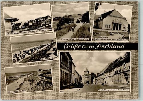 Dierhagen Fischland HOG Fischland-Cafe Musikpavillon Erholungsheim Ernst Moritz-Arndt