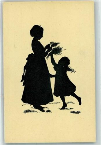 Scherenschnitt Mutter mit Kind Verlag Callwey Nr.67
