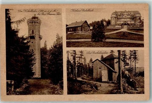 Ilmenau Aussichtsturm Kickelhahn Kurhaus Gabelbach Goethehäuschen