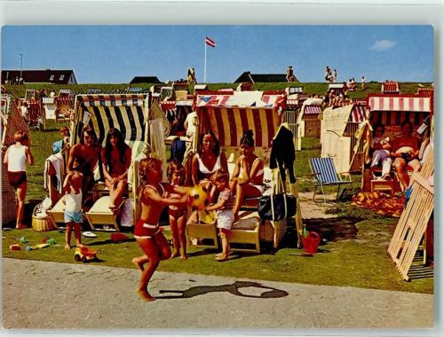 Büsum Badestrand Strandkörbe Bademoden