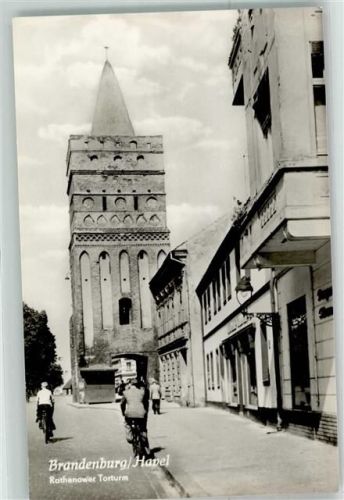 Brandenburg Rathenower Torturm Fahrrad
